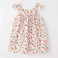 Kids Girls Floral Print Casual Cotton Dresses for Summer childrensterritory