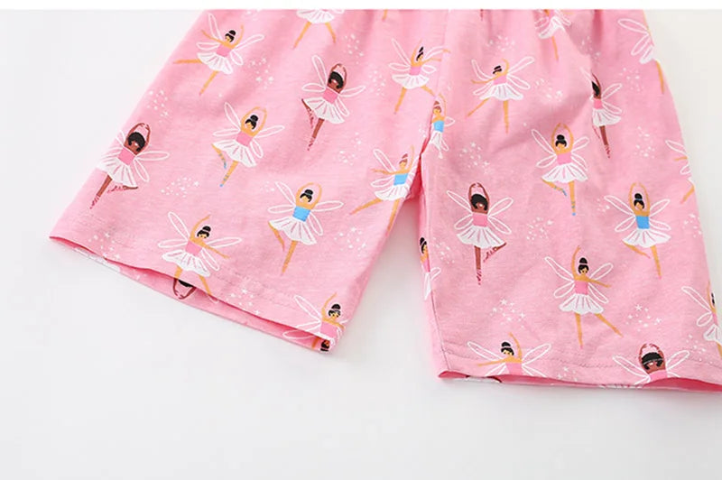Belle Girls Print Casual Summer Clothing Set for Kids Girls childrensterritory