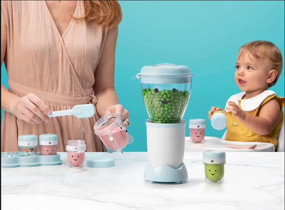16-Piece Baby Food Blender in Blue or White childrensterritory