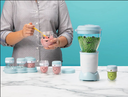 16-Piece Baby Food Blender in Blue or White childrensterritory
