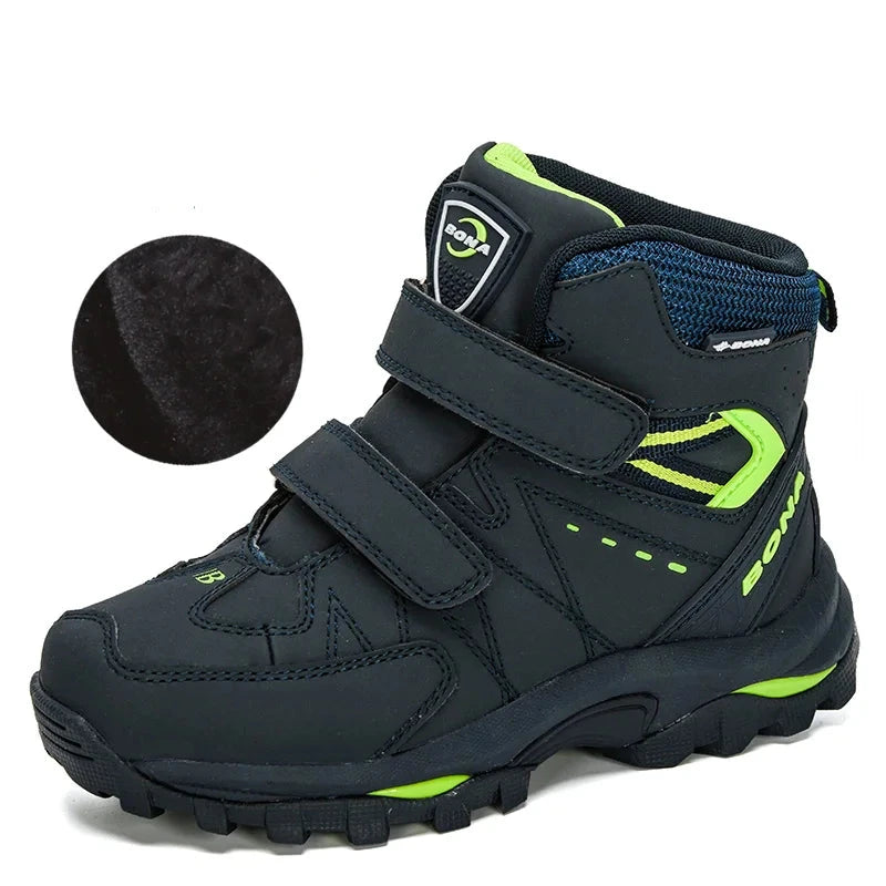 Kids New Designer Velcro High Top Climbing Shoes