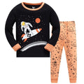 Kids Boys Space Rockets Printed Sleepwear Pajamas childrensterritory