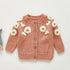 Baby Girls Long Sleeve Embroider Knit Cardigan childrensterritory