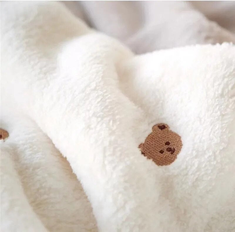 Warm Soft Fleece Swaddling Blankets for Baby childrensterritory