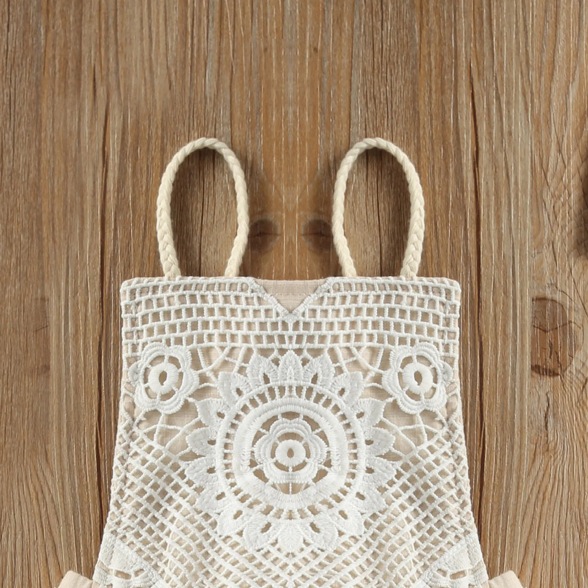 Baby Girl Sleeveless Lace Romper/Jumpsuit