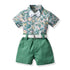 Baby Brother and Sister Matching Floral Hawaiian Outfit Sets childrensterritory