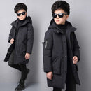 -30 Degree Waterproof Warm Down Hooded Coat for Teen Boys childrensterritory