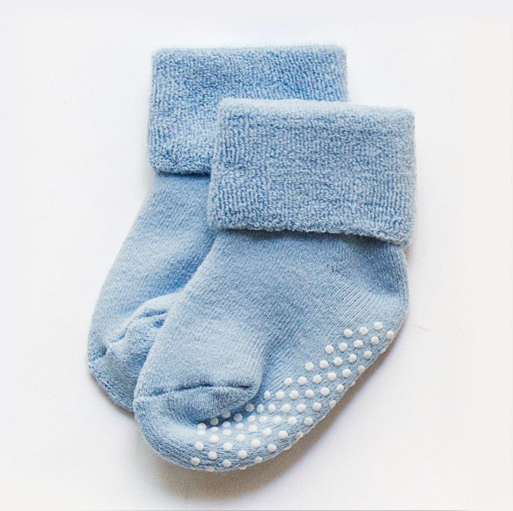 Infant 3 Pairs Thicken Warm Winter Antiskid Floor Socks childrensterritory