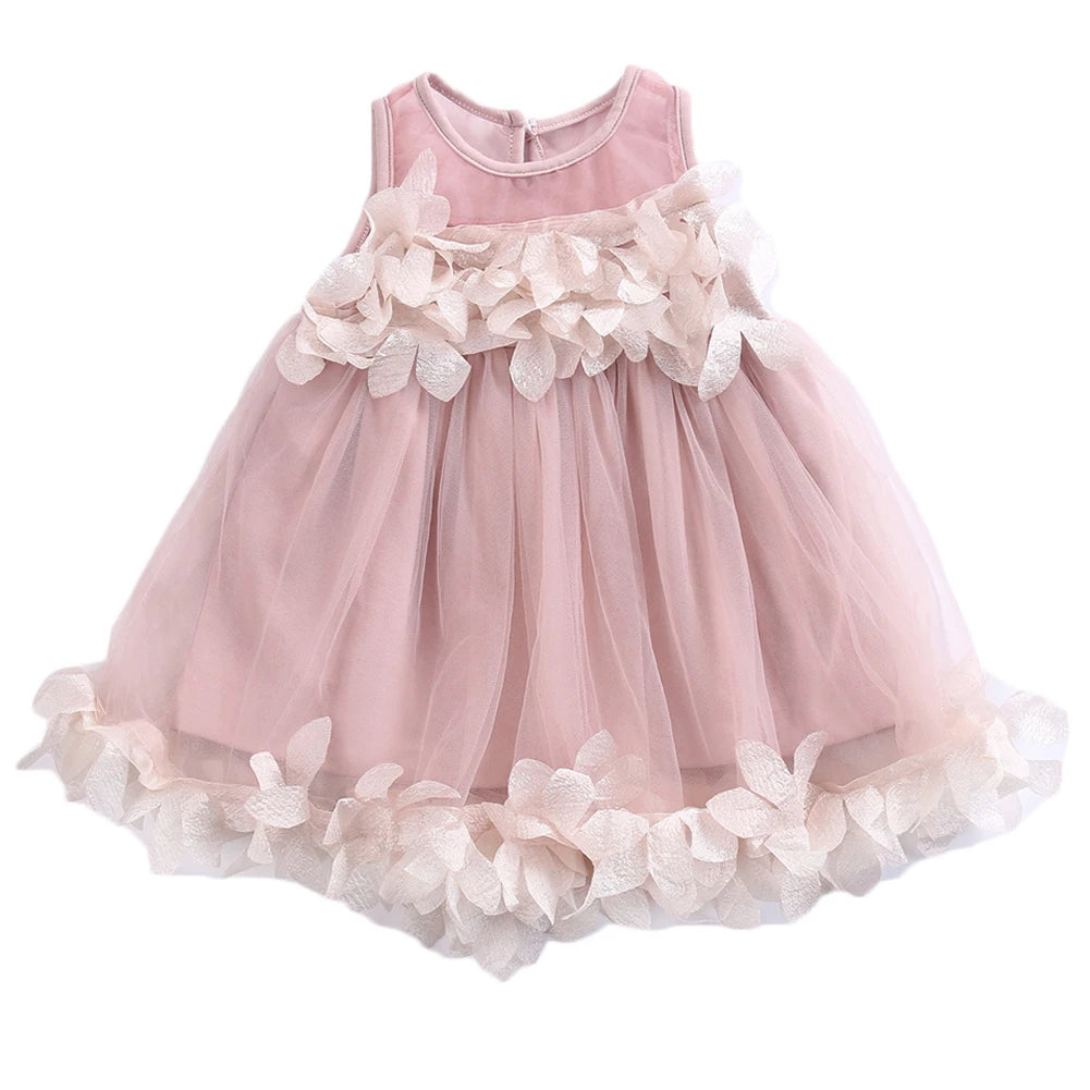 Little Girls Floral Summer Party Fashion Dresses childrensterritory