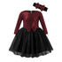 Flower Sequins Formal Dresses for Kids Girls Birthday/Baptism childrensterritory
