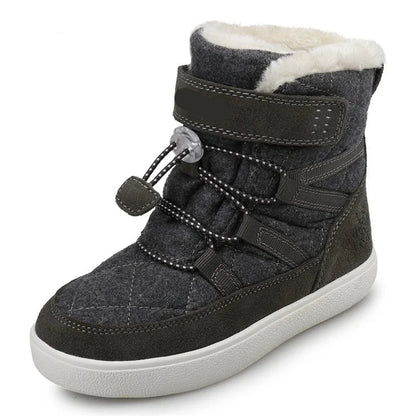 Kids Fashion Warm Snow Boots With Plush Lining childrensterritory