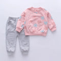 Toddler Girl Cartoon Top and Pants, 2 Piece Tracksuit Set