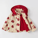Designer Kids Girls Hooded Windbreaker Jackets childrensterritory