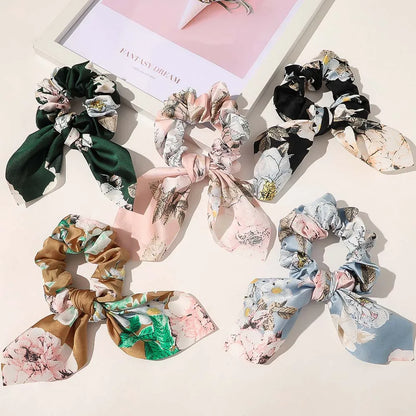 Elastic Ribbon Bow Hair Band for Girls