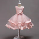 Elegant Baby/Kids Girls Lace Design Flower Dresses childrensterritory