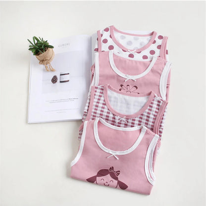 4pcs/lot Printed Summer Tank Tops For Teen Girls childrensterritory