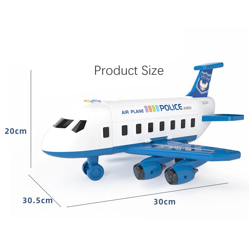 Kids Large Music Story Simulation Aircraft Track Inertia Toy childrensterritory