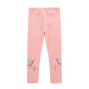 Kids Girls Cartoon Pattern Skinny Cotton Trousers childrensterritory