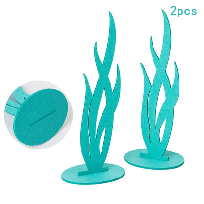 2pc Ocean Seagrass Coral Mermaid Tail for Party Decor childrensterritory