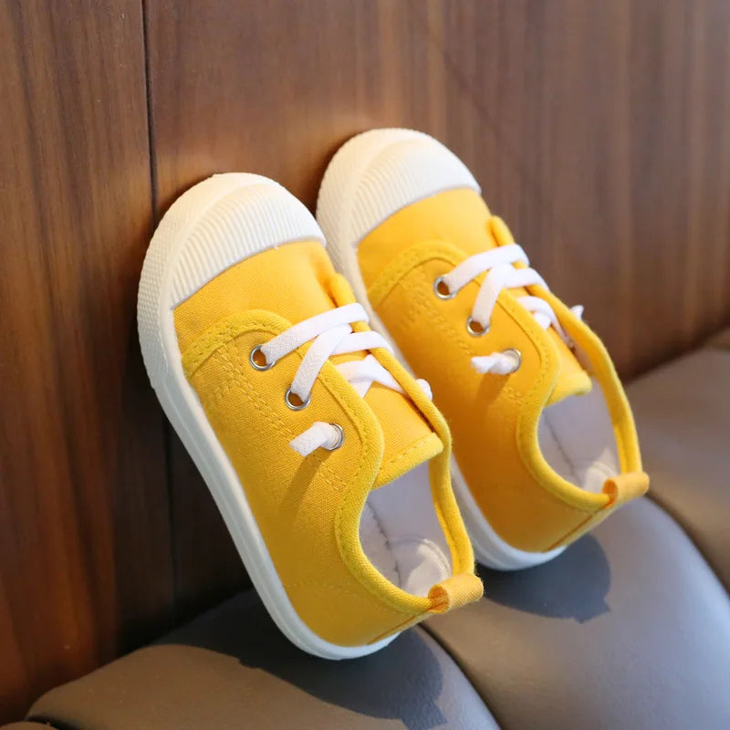 Kids Boys Lace-up Casual Canvas Shoes/Sneakers childrensterritory