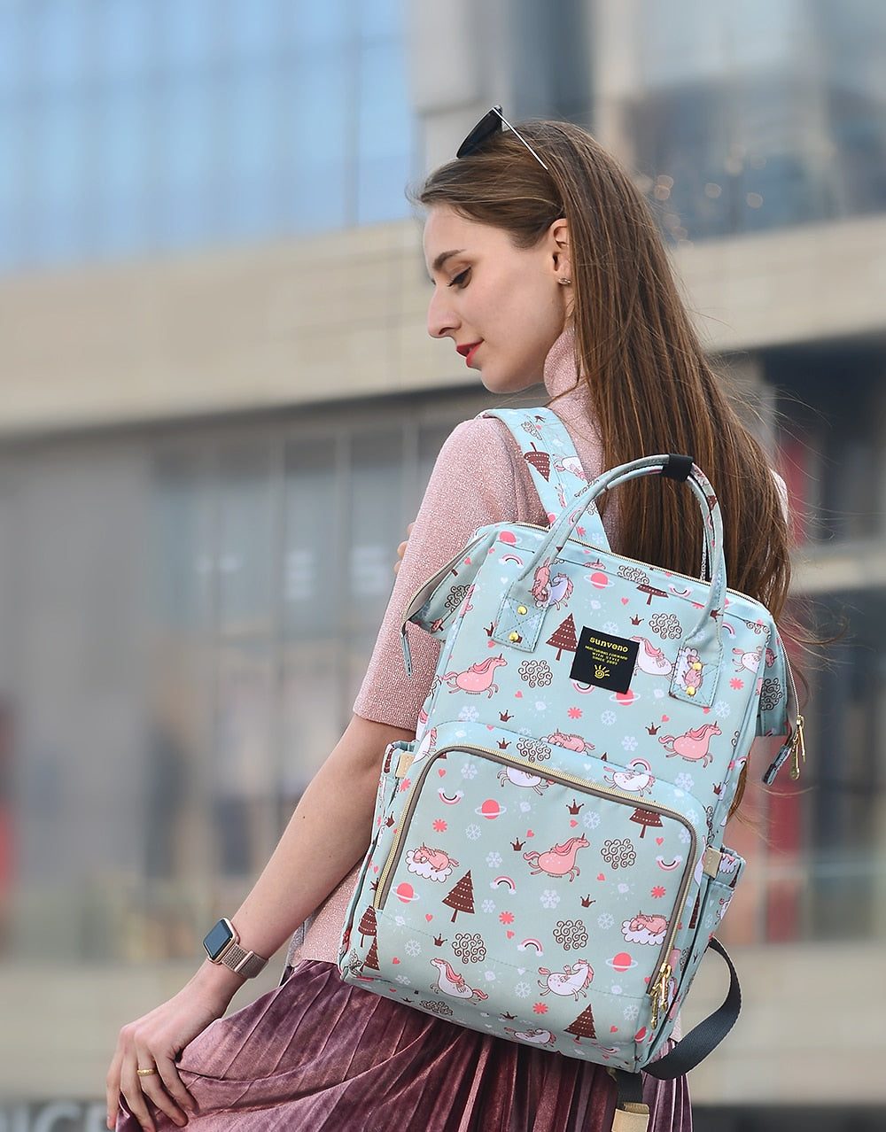 Designer Large Capacity Baby Nappy Bag /Travel Backpack childrensterritory
