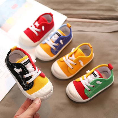 Kids Boys Lace-up Casual Canvas Shoes/Sneakers childrensterritory
