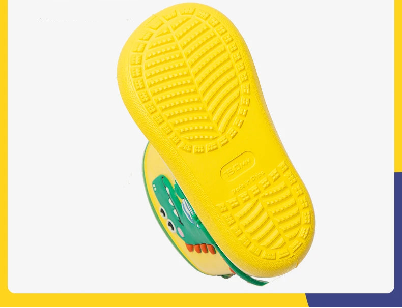 Non-slip Cartoon Dinosaur Design Children Rain Boots childrensterritory