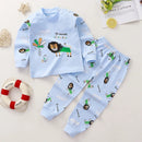 Kids Cartoon Print Long-Sleeved Clothing Set childrensterritory
