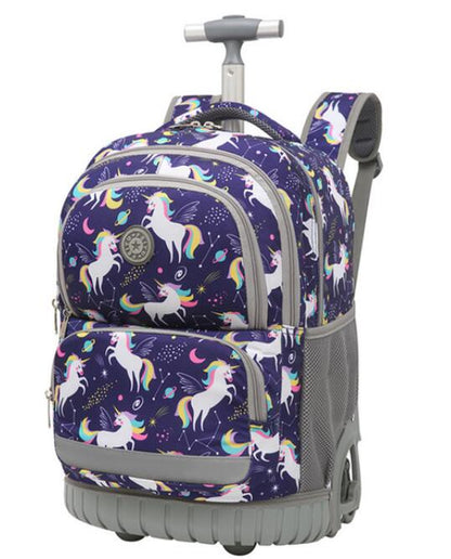 Durable Kids/Teen School Rolling Backpacks Travel Trolley Bag childrensterritory