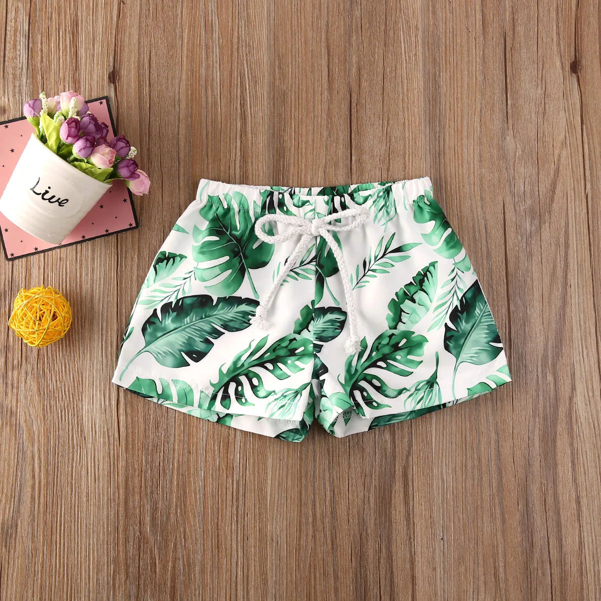 Toddler Boys Cartoon Printed Beach Swimwear Shorts