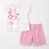 Little Girls 2pcs Cartoon Print Cotton Clothing Set for Summer childrensterritory