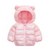 Little Girls Warm Hooded Glossy Design Jackets childrensterritory