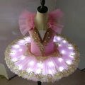 Led Light Ballerina Pancake Tutu Dress for Girls and Women childrensterritory