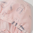 Cartoon Rabbit Printed Girls Hooded Coat childrensterritory