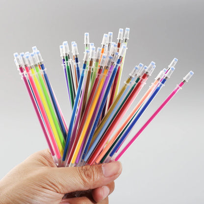 1 Set of 2/24/36/48 Glitter Gel Pen Refills for Kids childrensterritory