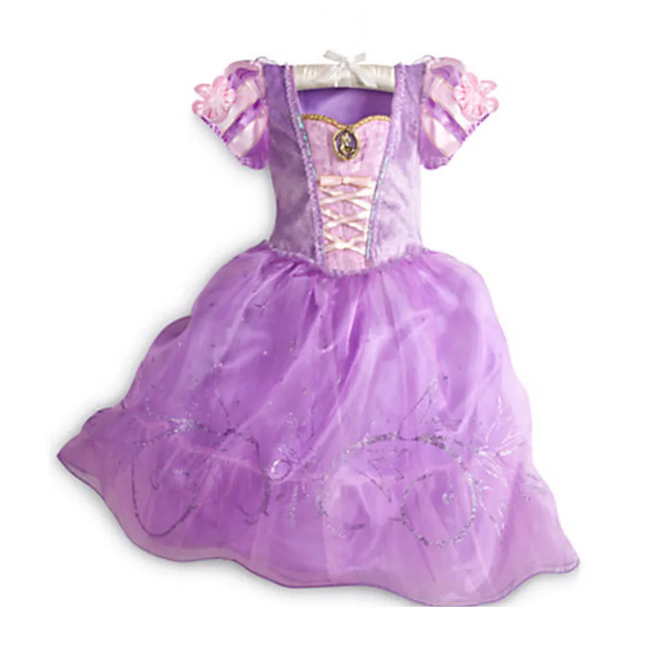 Kids Girls Disney Princess Dresses for Halloween Christmas childrensterritory