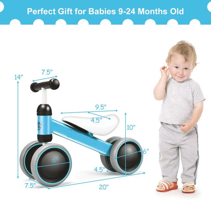 Baby Ride-On Balance Bike Toy for Indoor and Outdoor childrensterritory