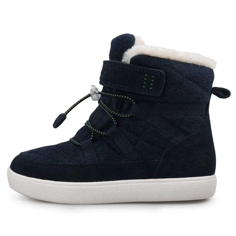 Kids Fashion Warm Snow Boots With Plush Lining childrensterritory