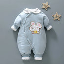 Baby Kids Cartoon Design Soft Winter Bodysuits childrensterritory