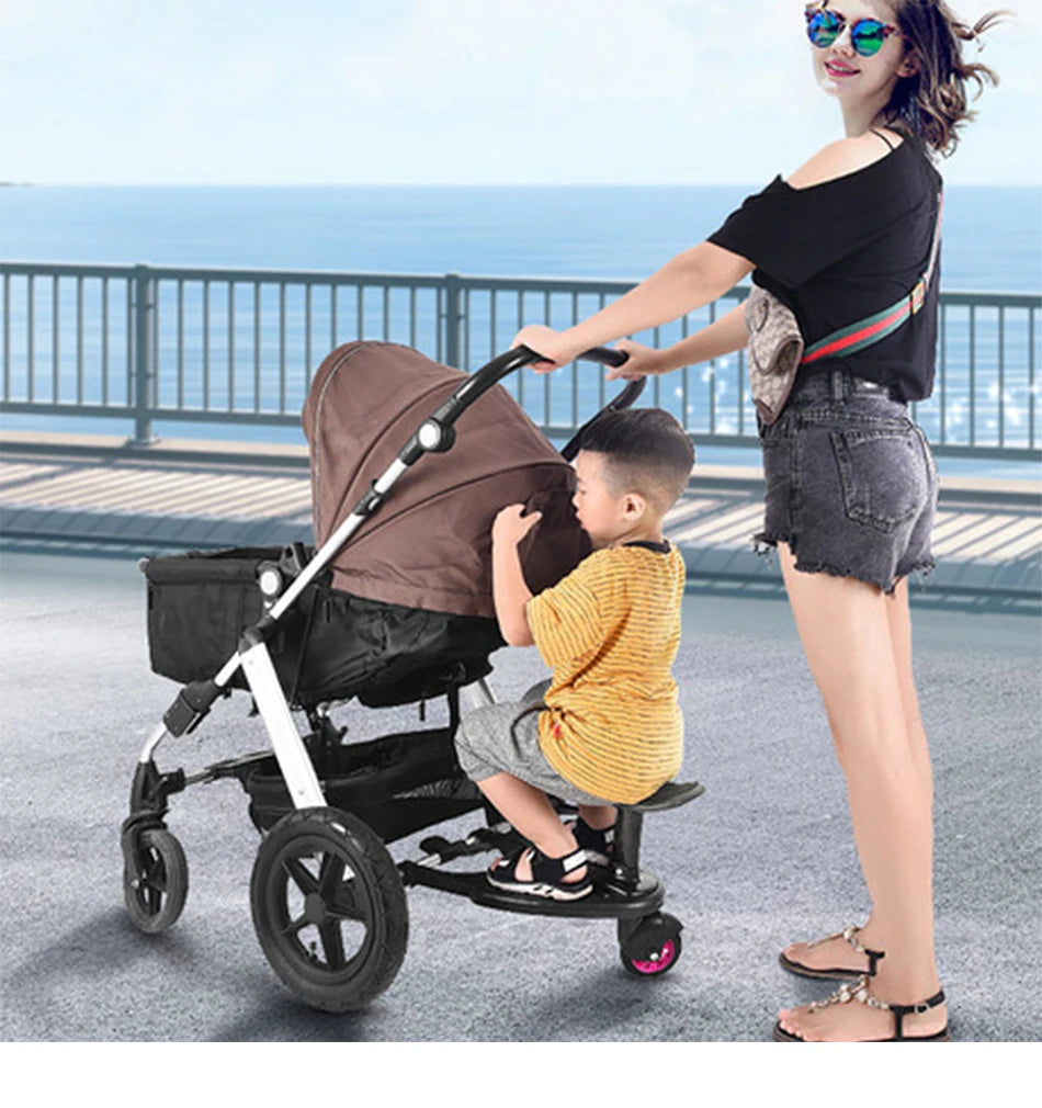 Double Child Trailer Twins Hitchhiker Kids&