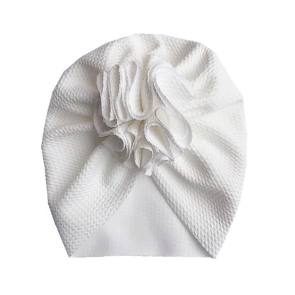 Baby Girl Donut Beanie Warm Flower Headwrap childrensterritory
