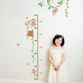Cartoon Design Height Measure Wall Decals for Kids Room childrensterritory
