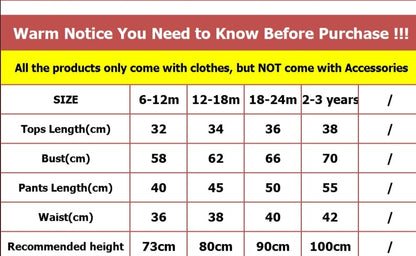 Animal Printed 2Pcs Casual Warm Baby Clothes Sets Tops + Pants childrensterritory
