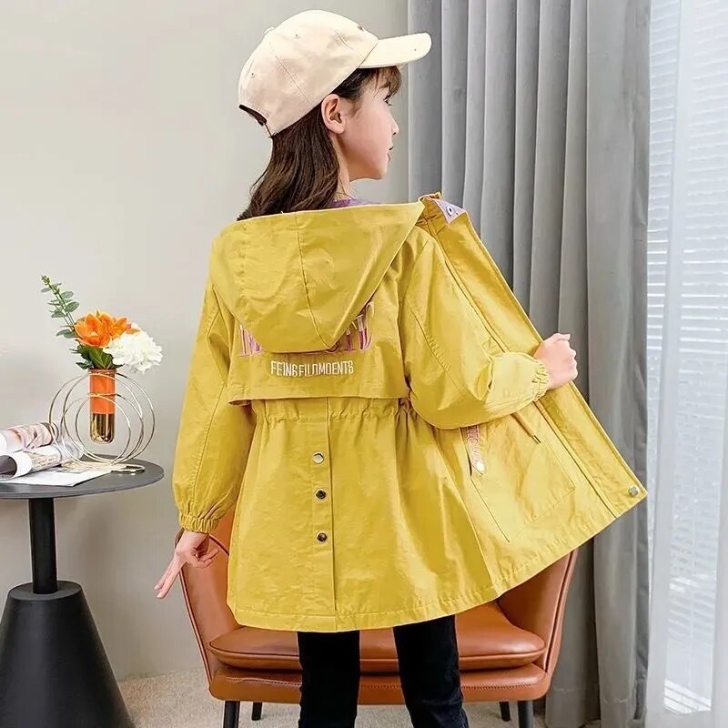 Kids Girls Thick Parka Hooded Down Jacket Windbreaker childrensterritory