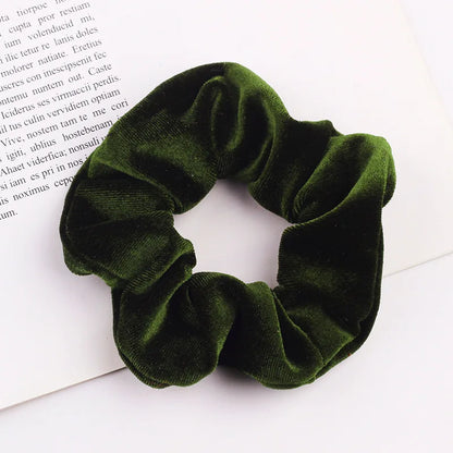 Velvet Scrunchie Hairband For Girls