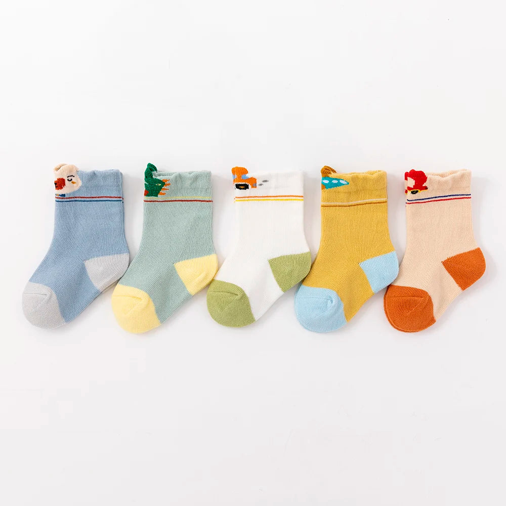 Solid Colour Soft Newborn Baby Socks childrensterritory