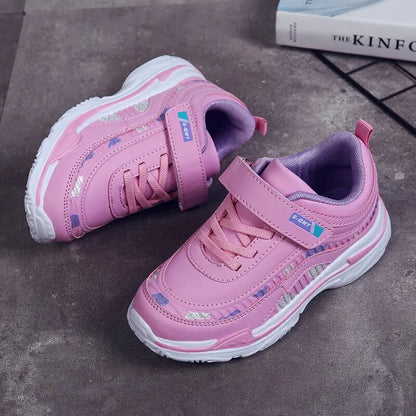 Kids Girls Breathable Waterproof Running Sneakers childrensterritory