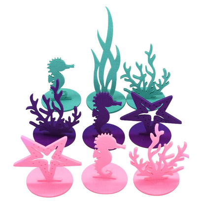 Mermaid Theme DIY Seagrass Seahorse for Party Decoration childrensterritory
