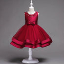 Elegant Baby/Kids Girls Lace Design Flower Dresses childrensterritory