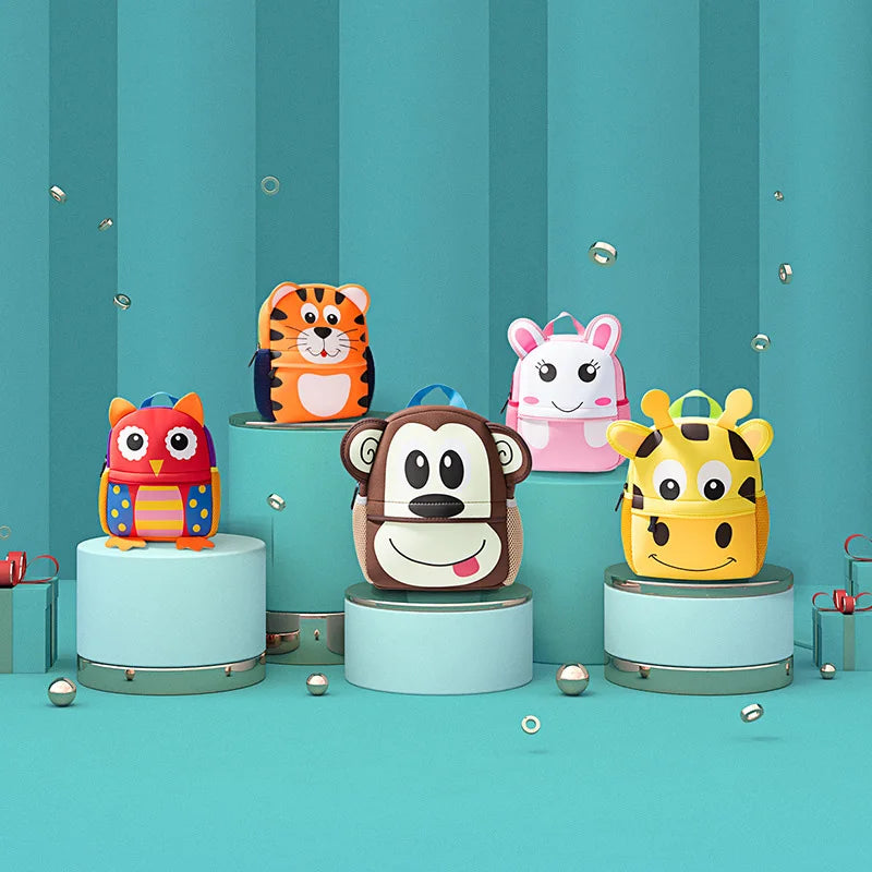 Kid Boy/Girl 3D Cartoon School Backpack